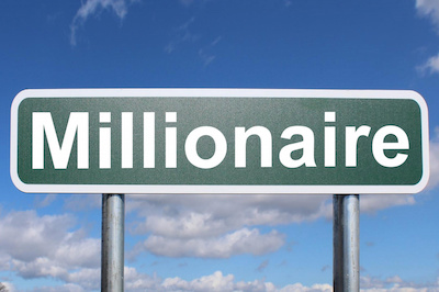 Millionaire Street Sign